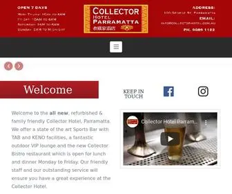 Collectorhotel.com.au(Sports Bar) Screenshot