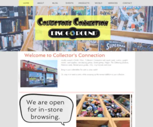 Collectorsconnectionduluth.com(Collector's Connection) Screenshot