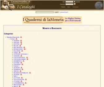 Collectorsonline.org(Catalogo di monete e numismatica) Screenshot