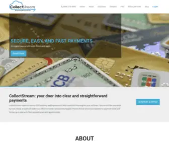 Collectstream.com(Empowering Revenue & Care) Screenshot