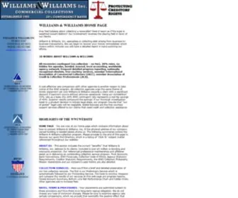 Collectthemoney.com(Williams and Williams) Screenshot