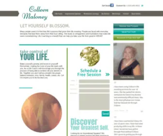 Colleenmaloney.com(Colleen Maloney Life Coach and Inspirational speaker) Screenshot