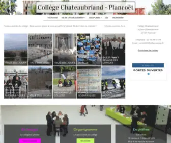 College-Chateaubriand-Plancoet.fr Screenshot
