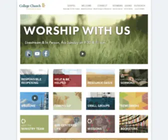 College-Church.org(College Church) Screenshot