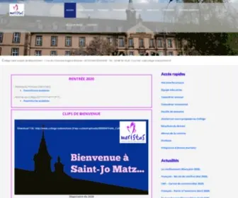 College-Matzenheim.fr(Accueil) Screenshot