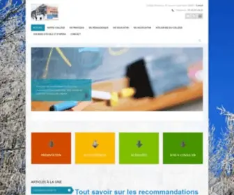 College-Plaisance.net(Collège) Screenshot