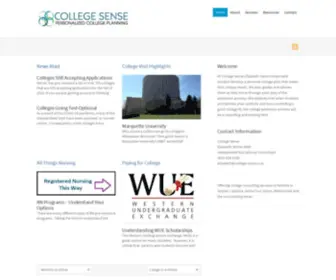 College-Sense.com(College Sense) Screenshot