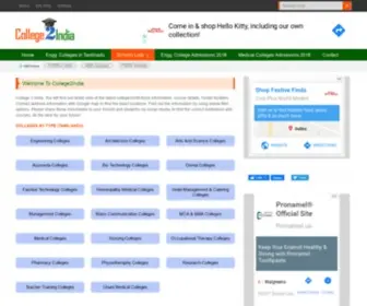 College2India.com(Engineering, Arts & Science, Management, Polytechnic Colleges in India) Screenshot