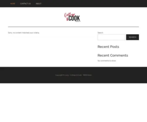 Collegeandcook.com(College and Cook) Screenshot