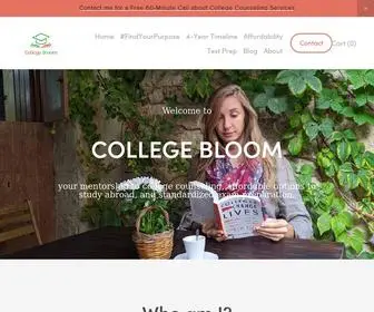 Collegebloom.com(College Bloom) Screenshot