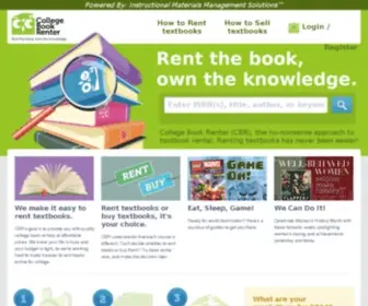 Collegebookrenter.com(Rent College Textbooks Online) Screenshot