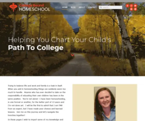 Collegeboundhomeschool.com(College Bound Homeschool) Screenshot