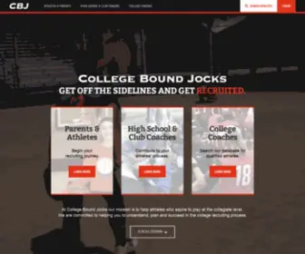 Collegeboundjocks.com(Athletic Recruiting Made Easy. Our mission) Screenshot