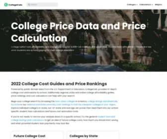 Collegecalc.org(College Costs) Screenshot
