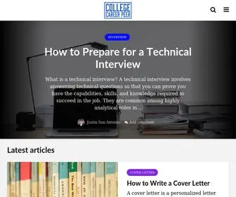 Collegecareerpeer.com(College Career Peer Home) Screenshot