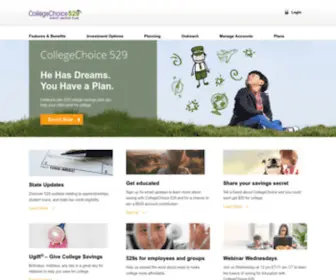 Collegechoicedirect.com(CollegeChoice 529) Screenshot