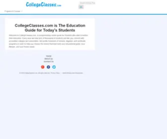 Collegeclasses.com(CollegeClasses) Screenshot