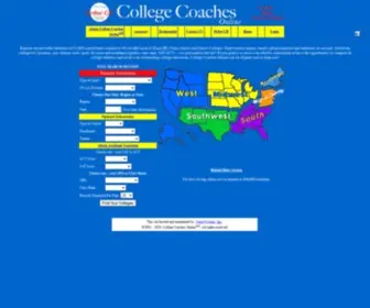 Collegecoachesonline.com(College Coaches Online) Screenshot