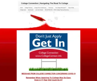 Collegeconnect.info(College Connection) Screenshot