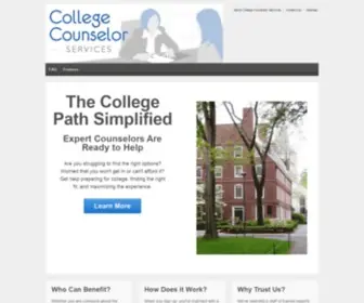 Collegecounselorservices.com(College Counselor Services) Screenshot