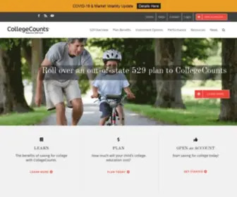 Collegecounts529.com(The CollegeCounts 529 Fund) Screenshot