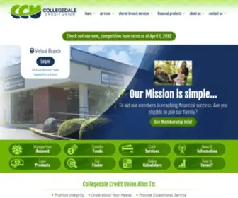 Collegedale.org(Collegedale Credit Union) Screenshot