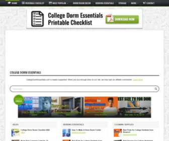 Collegedormessentials.com(College Dorm Essentials) Screenshot