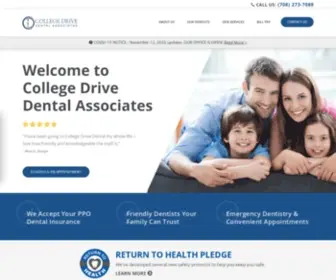 Collegedrivedental.com(College Drive Dental Associates) Screenshot