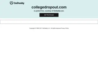 Collegedropout.com(Collegedropout) Screenshot