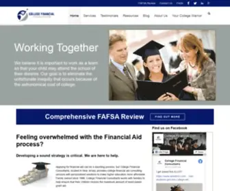 Collegefinancial-Consultants.com(College Financial Consultants) Screenshot