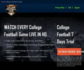 Collegefootballgame.org(Watch College Football Game Live Stream Online Free) Screenshot