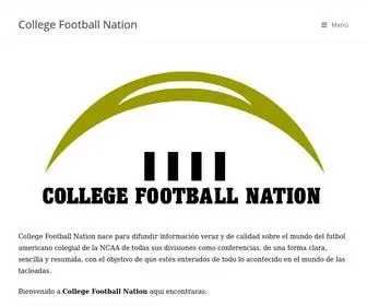 Collegefootballnation.net(Fútbol) Screenshot