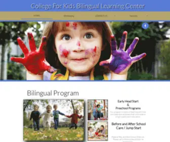 Collegeforkidscenter.com(C4K Intercultural Early Learning) Screenshot