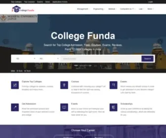 Collegefunda.com(Top Universities and Colleges in India) Screenshot