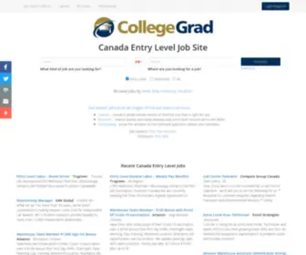 Collegegrad.ca(Canada Entry Level Jobs and Internships) Screenshot