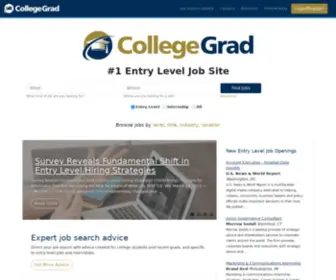 Collegegrad.org(CollegeGrad #1 Entry Level Jobs and Internships for College Students and Grads) Screenshot