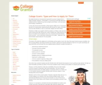 Collegegrants.org(College Grants Guide) Screenshot