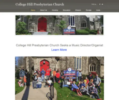 Collegehillpc.org(College Hill Presbyterian Church) Screenshot