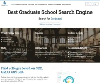 Collegehippo.com(Find Graduate school programs) Screenshot