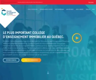 Collegeimmobilier.com(Enseignement en Immobilier) Screenshot