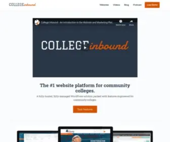 Collegeinbound.com(The Community College Content Management System) Screenshot