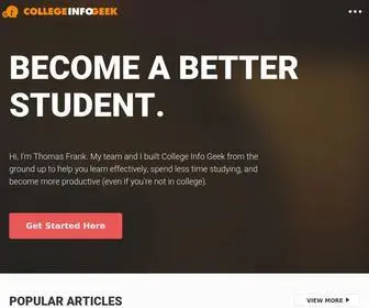 Collegeinfogeek.com(College Info Geek) Screenshot