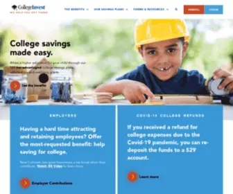 Collegeinvest529.com(Our mission) Screenshot