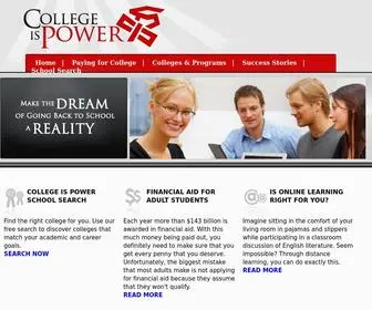 Collegeispower.com(Collegeispower) Screenshot