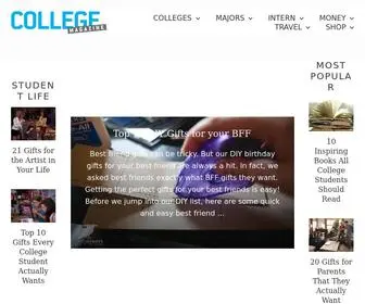 Collegemagazine.com(College Articles & Advice by Students) Screenshot