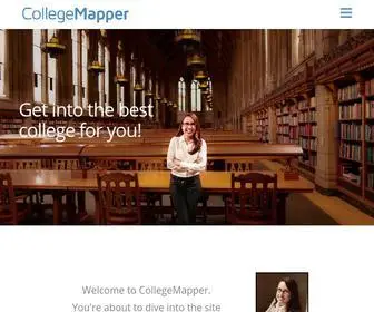 Collegemapper.com(Guided Tasks and College Resources) Screenshot