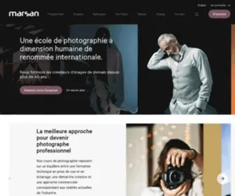 Collegemarsan.qc.ca(École de photographie à Montréal) Screenshot