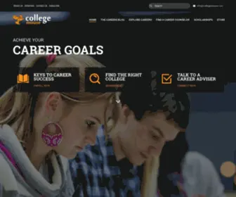 Collegemouse.com(Smart ways to find a job after college and prospective career choices) Screenshot