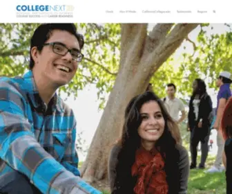 Collegenext.org(College Next California) Screenshot