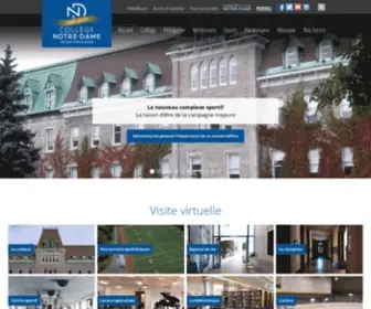 Collegenotre-Dame.qc.ca(Coll) Screenshot